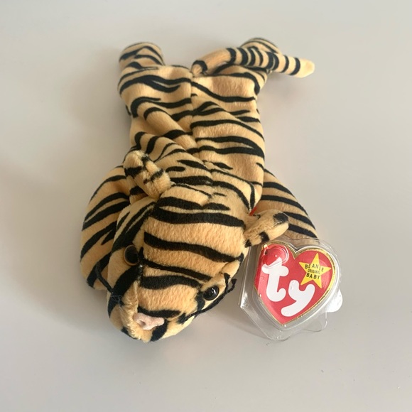 Ty Beanie Babies “Stripes” the tiger - Picture 1 of 3
